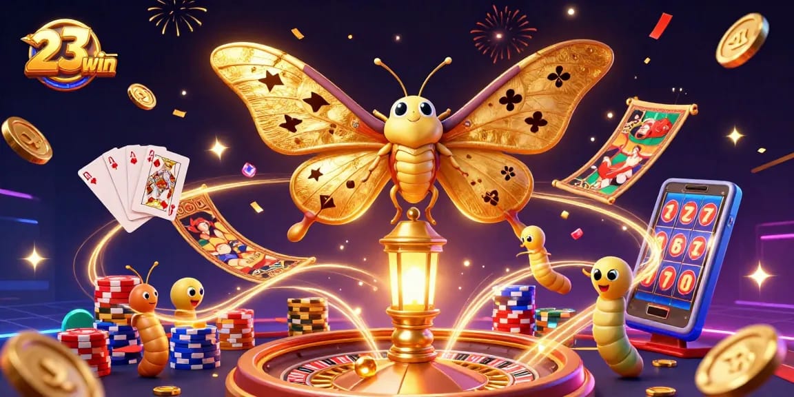 Join the excitement at 23win with dazzling treasures and vibrant casino scenes.