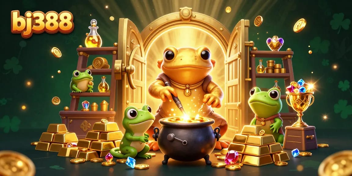 Experience the thrill of bj388 online betting with 3D alchemical magic transforming coins into wealth.