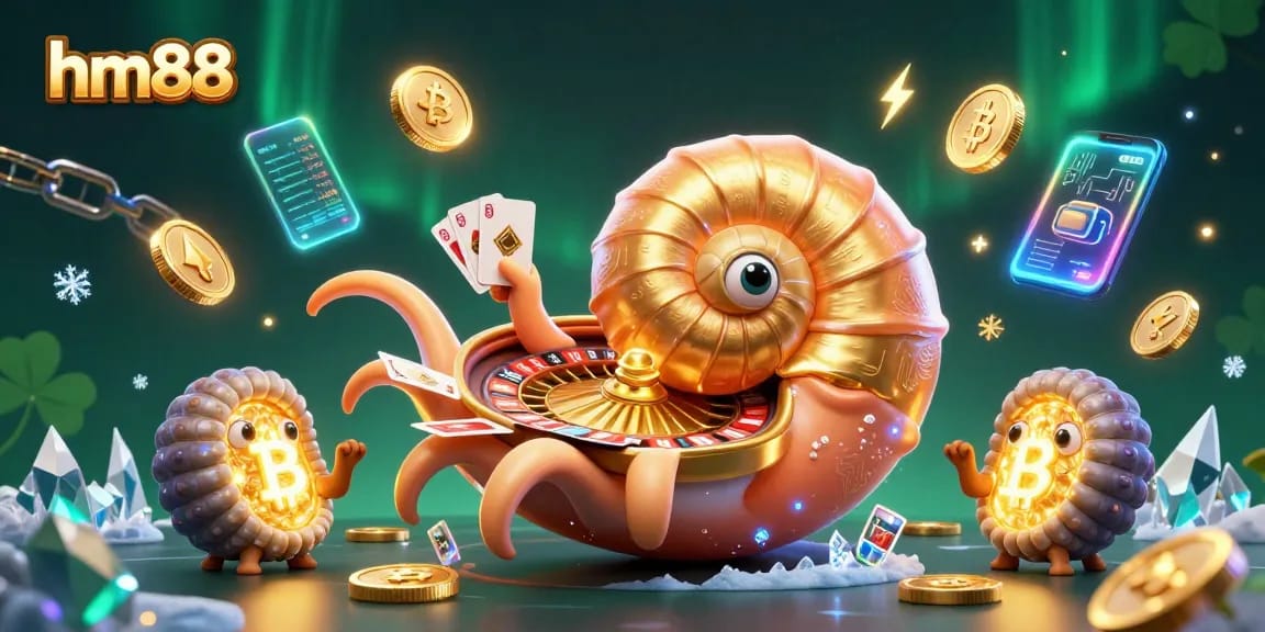 Experience winnings at hm88 with the exciting nautilus roulette wheel and glowing crypto elements.