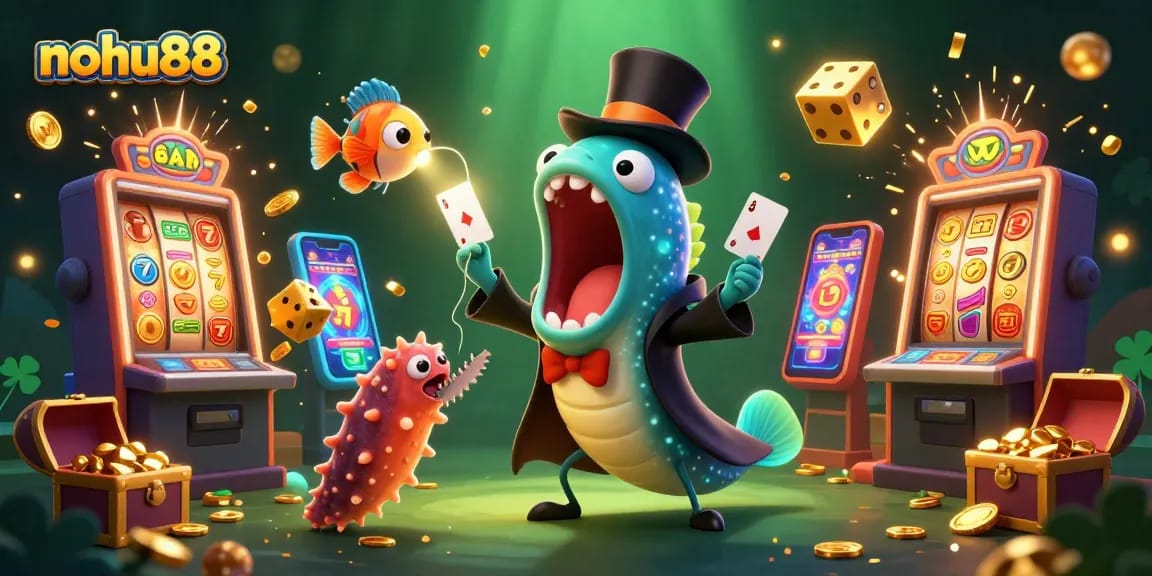 Nohu88 showcases the excitement of 3D animated slots with dazzling characters and jackpot moments.