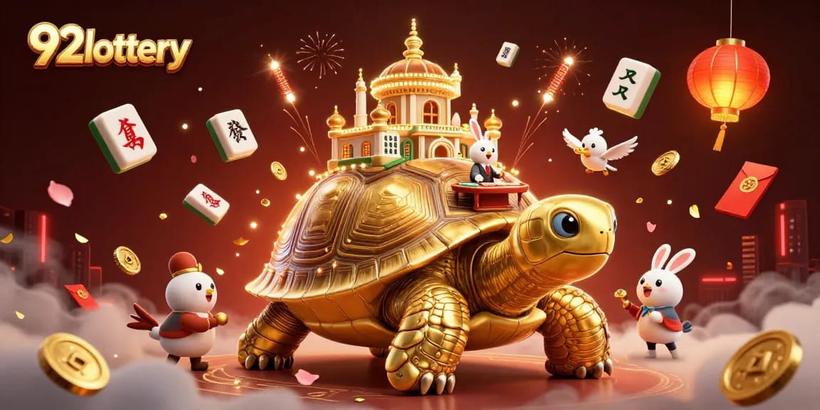 Experience thrilling gameplay at 92lottery with golden tortoise hosting games and rewards.