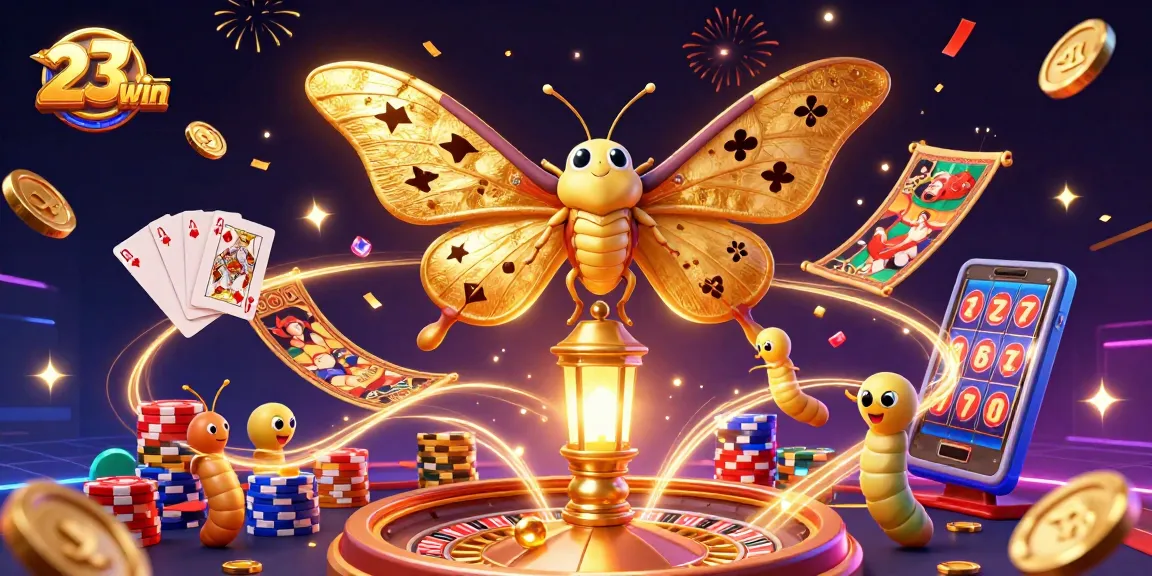 Join the excitement at 23win with dazzling treasures and vibrant casino scenes.