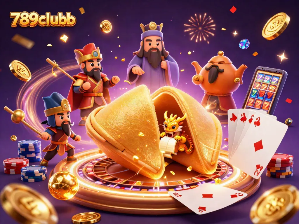 Engage with exciting games at 789clubb, featuring mesmerizing animations of fortune cookies and dragons.